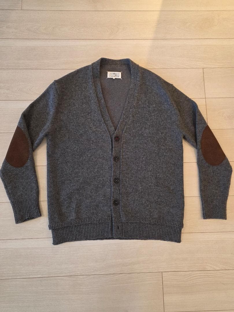 Maison Margiela 23AW エルボーパッチウールカーディガン M