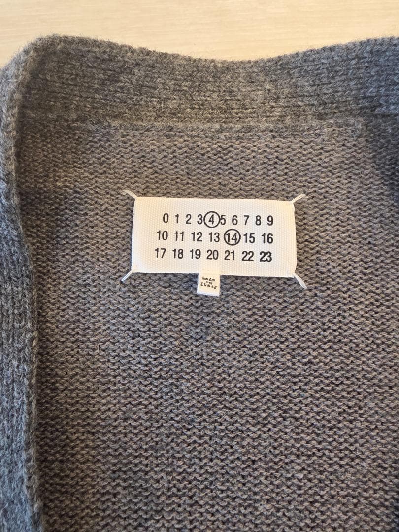 Maison Margiela 23AW エルボーパッチウールカーディガン M