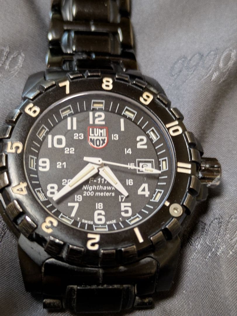 ジャンク　Luminox F-117 Nighthawk