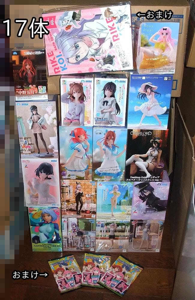 水着/アーリャ プライズ 美少女 フィギュア 17体セット まとめ売り