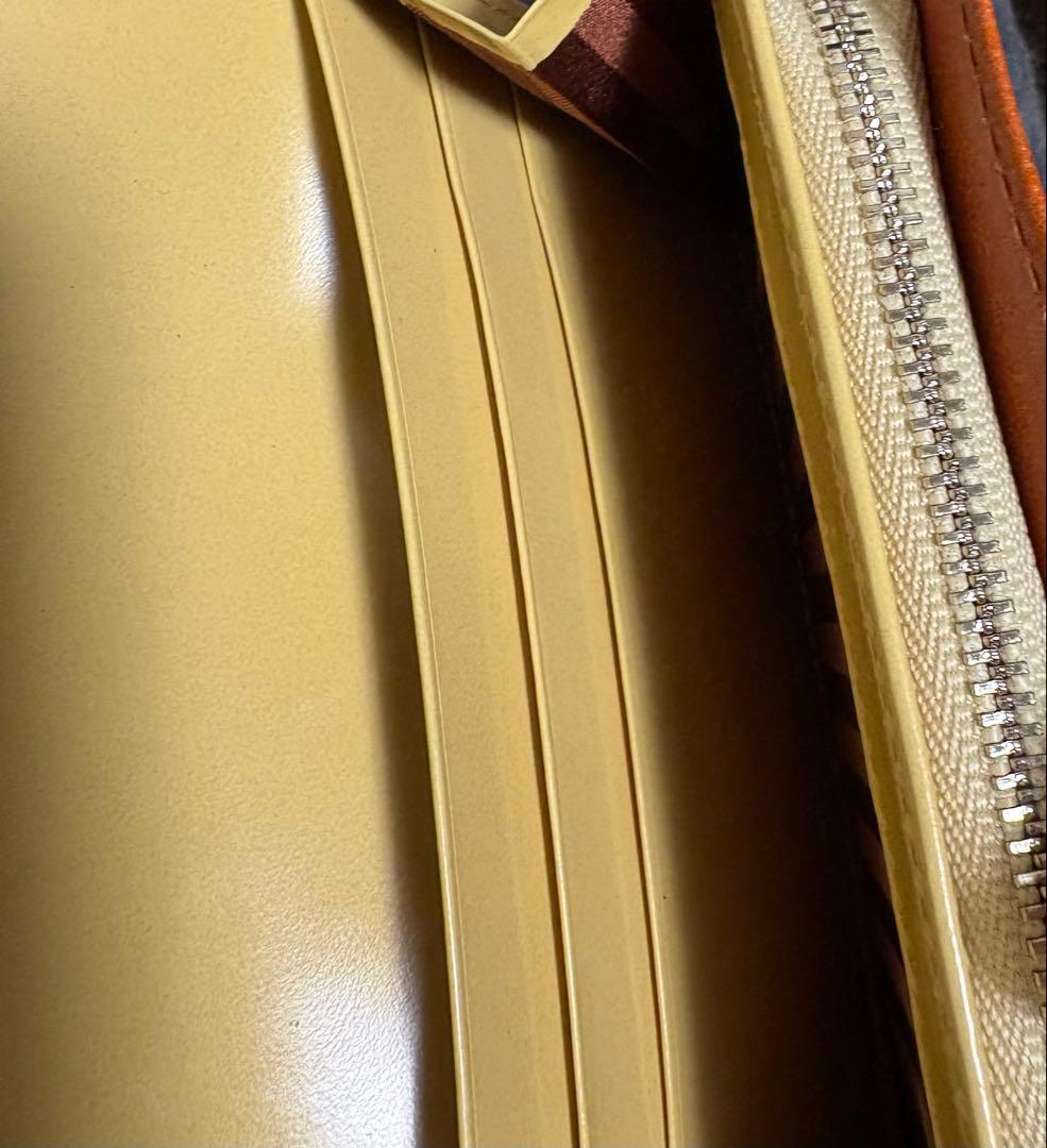 美品！土屋鞄製造所 本革レザー 二つ折り財布 バイカラー 限定 ユニセックス