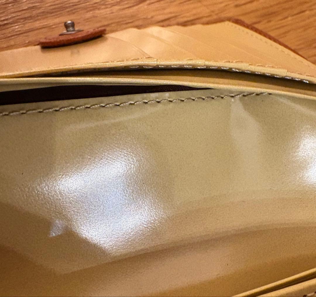 美品！土屋鞄製造所 本革レザー 二つ折り財布 バイカラー 限定 ユニセックス