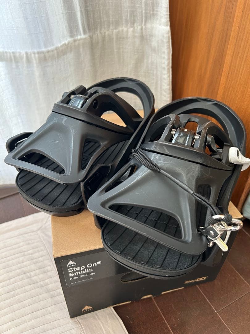 【美品】キッズ　バートン　ステップオン　23㎝　ブーツ　バイン　セット