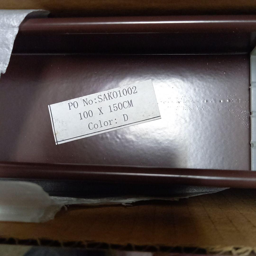 ウッドブラインド　ダーク色　幅100cm　高さ150cm