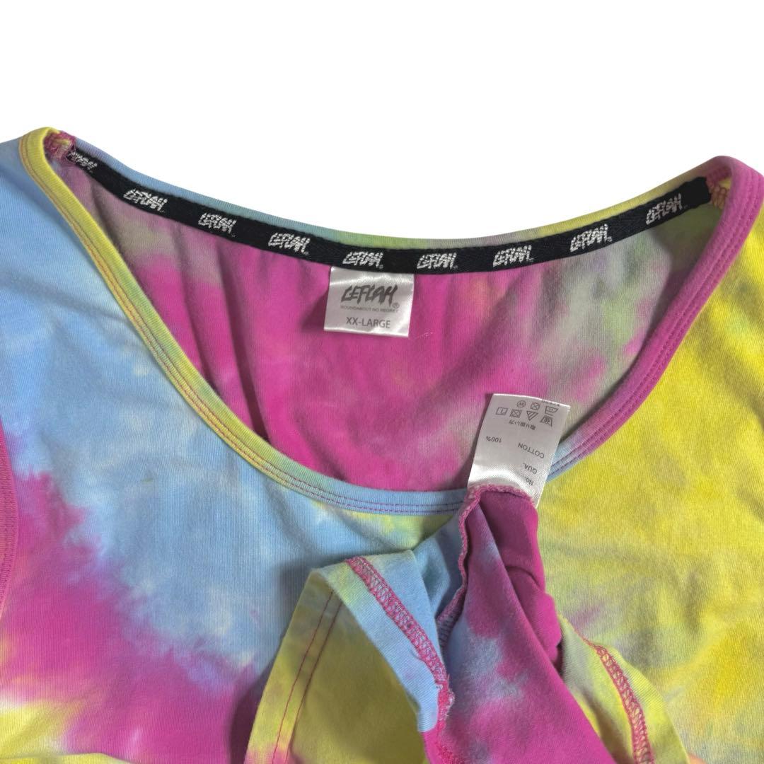 LEFLAH｜タンクトップ4着 タイダイ XXLレフラー