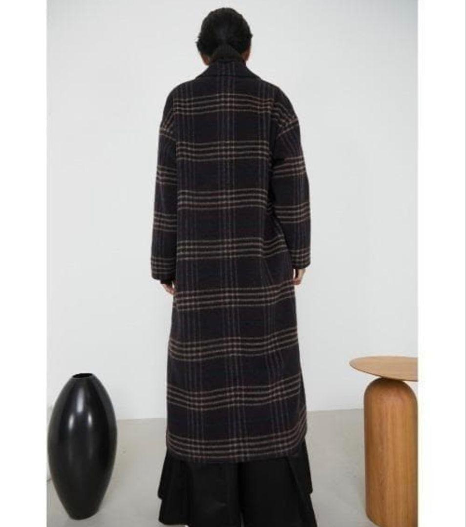 新品未使用　RIM.ARK チェック柄 ロングコート