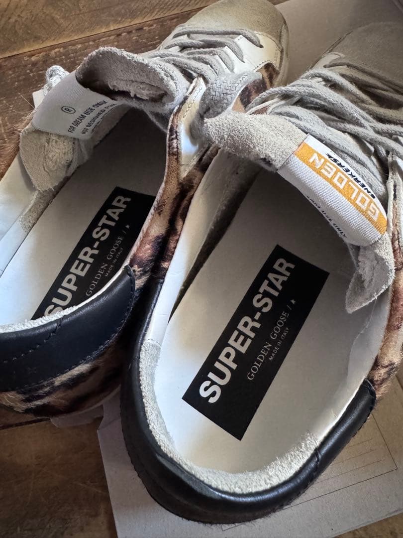 【GOLDEN 】 SUPER-STAR LEOPARD スニーカー