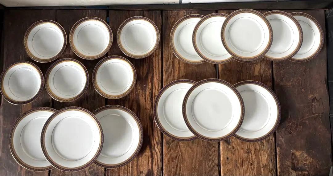 廃盤 ノリタケ SICILIAN BLUE シシリアンブルー　18枚セット