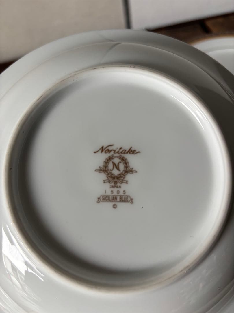 廃盤 ノリタケ SICILIAN BLUE シシリアンブルー　18枚セット