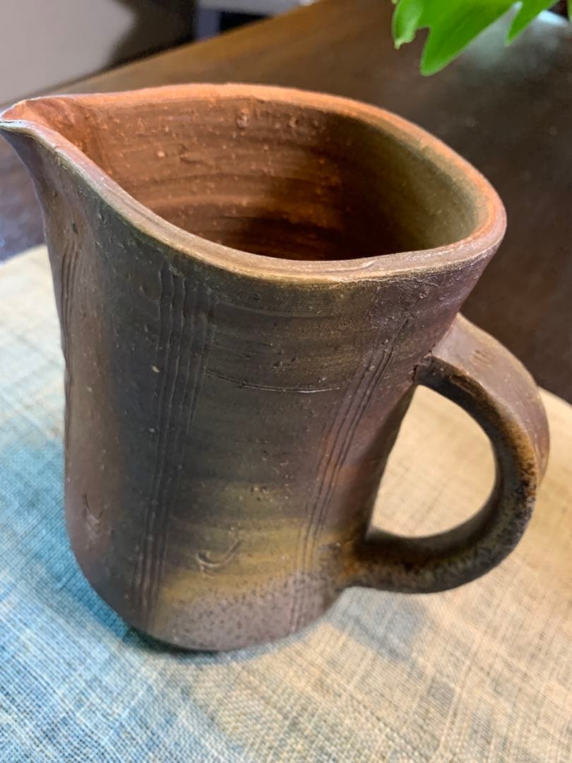 和仁栄幸　備前焼　花入　焼き締め　　金重陶陽　最後のお弟子さん　ほぼ新品