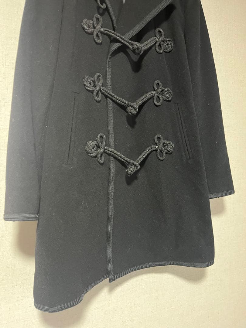 古着 ラルフローレン ウールコート ナポレオンコート ダブルブレスト