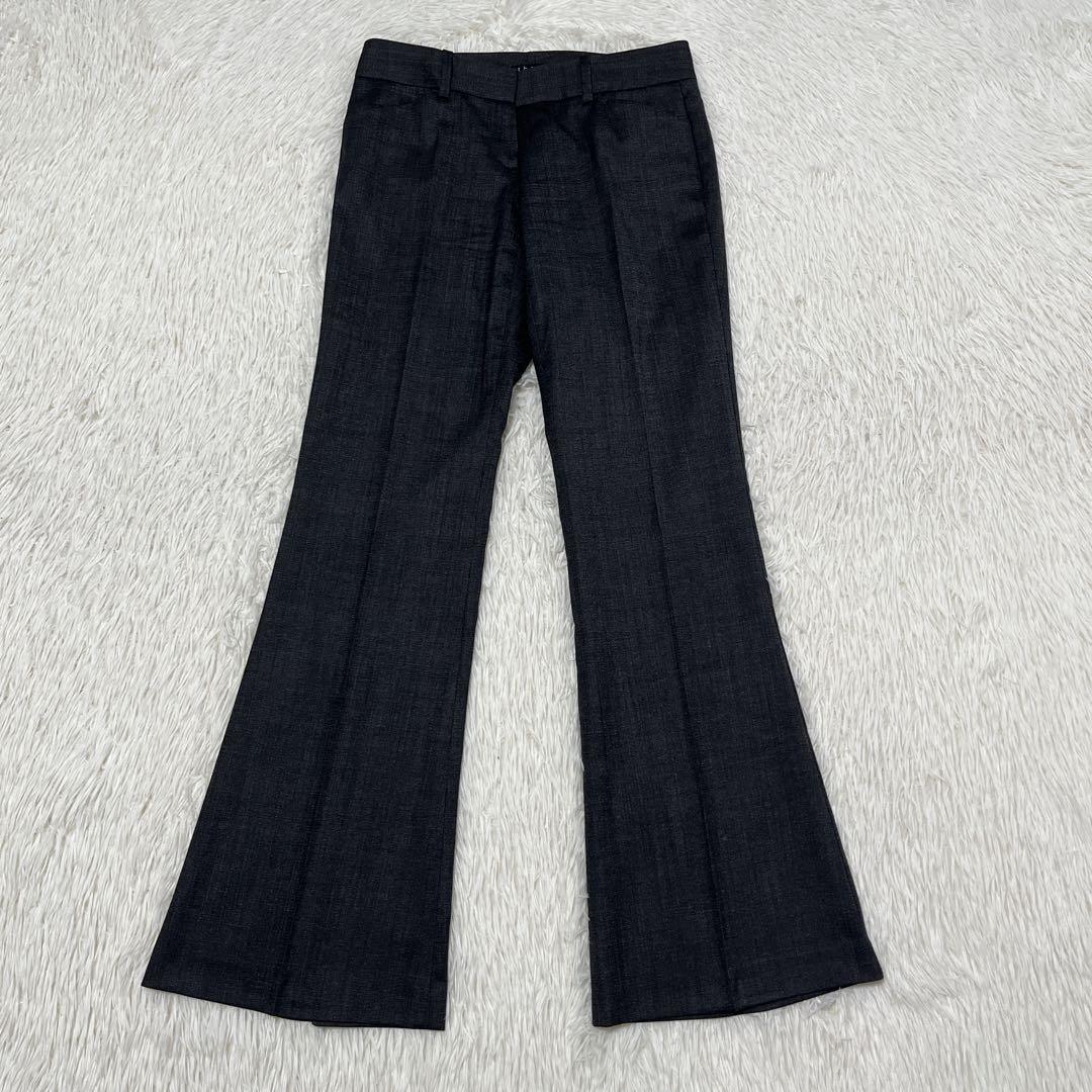 【美品】Theory パンツスーツ　セットアップ　ダークグレー