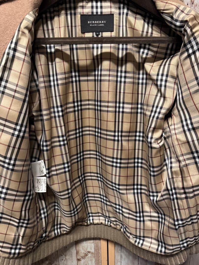 BURBERRY BLACK LABEL ライダースジャケット　ベージュ　M