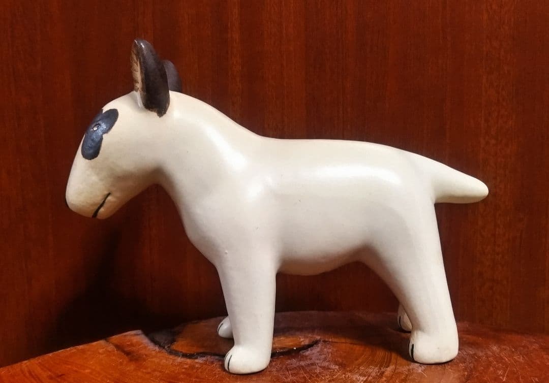 【goriman様】リサラーソン ケンネルブルテリア左右目ブチ ２点セット