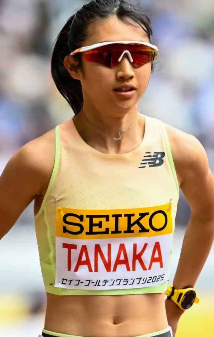 田中希実 直筆サイン セイコーゴールデングランプリ2025　ゼッケン