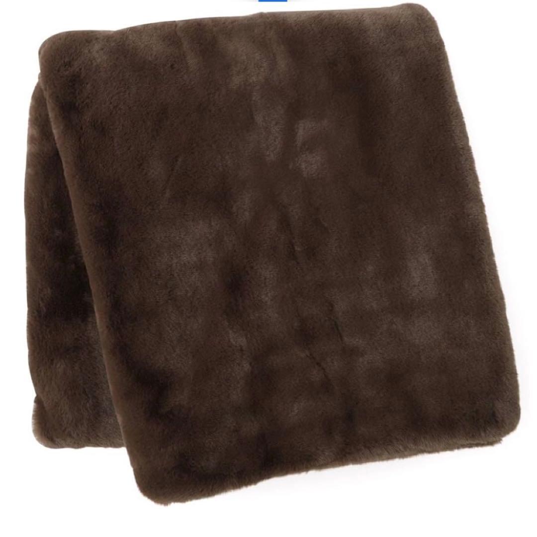 Francfranc WARMYファーブランケット ダブル 180×200cm