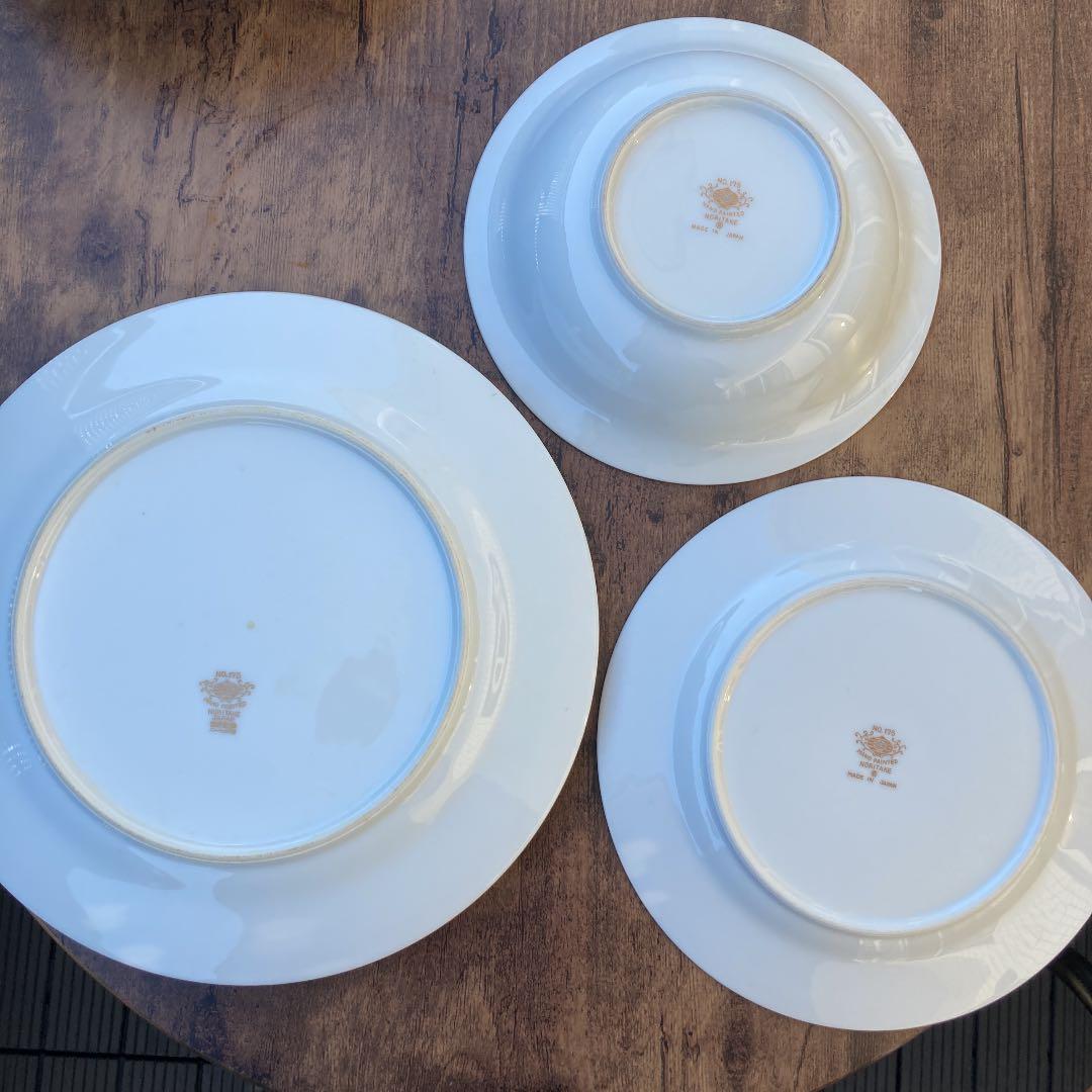 ■100年前に発表のオールドノリタケ　スープ、サラダ、ディナー皿2セット豪華6枚