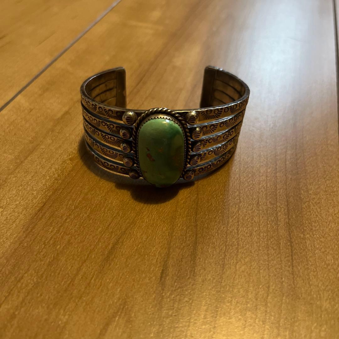 Sonny Spruce ソニー スプルース ターコイズ スタンプワークバングル