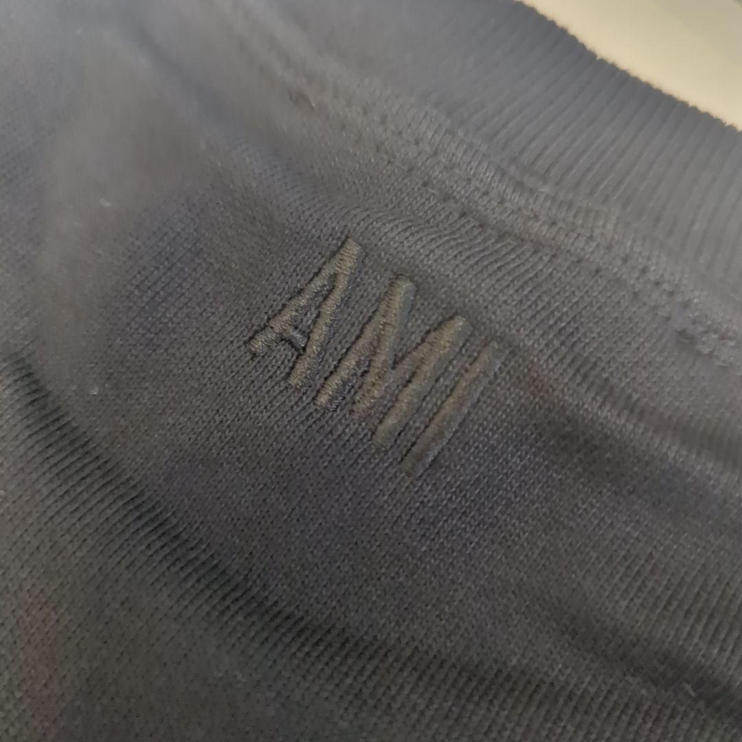 【新品タグ付き】ami paris ブラック スウェット トレーナー Lサイズ