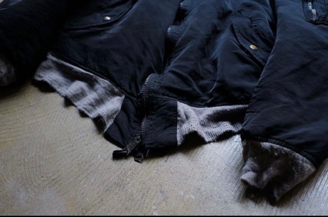 ジャケット・アウター Super Black\" Shrink MA-1_Lavender Rib