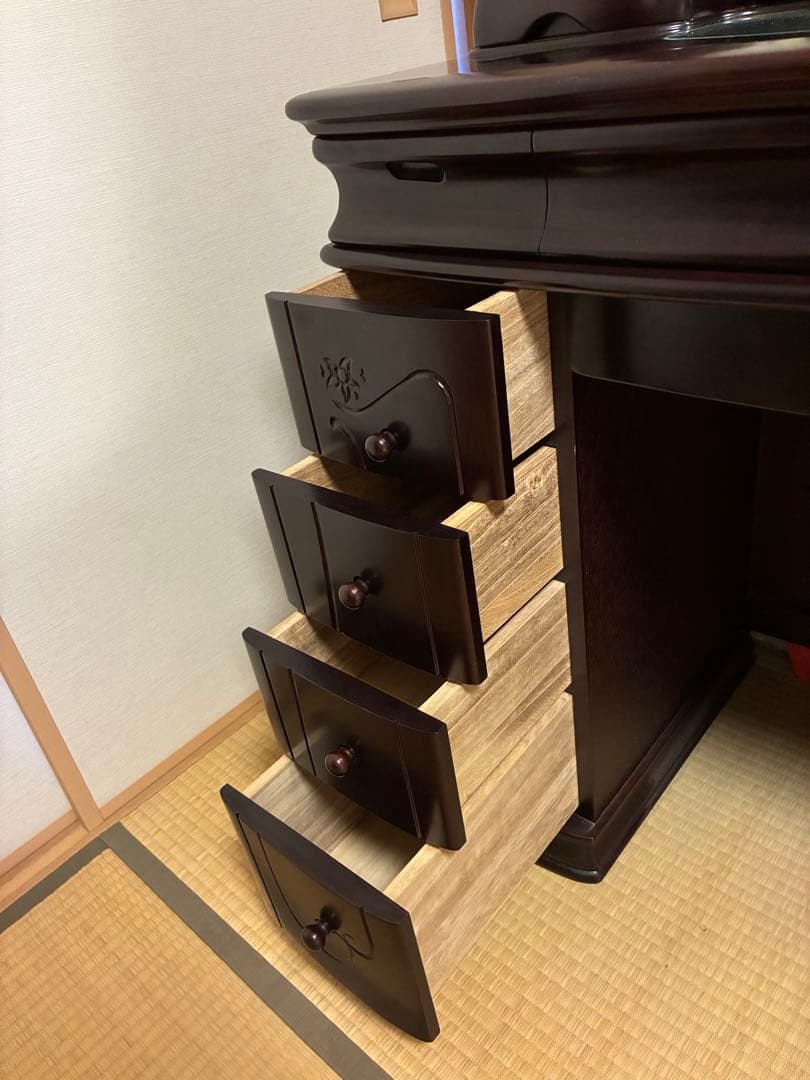 鏡台　ドレッサー　婚礼家具　嫁入り道具　昭和レトロ　鏡台1