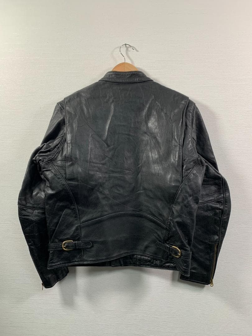 [LOST WORLD] ホースハイド シングルライダース 36 馬革 ブラック