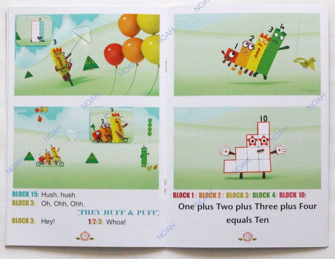 ナンバーブロックス　シリーズ1-3　マイヤペン対応　NumberBlocks洋書