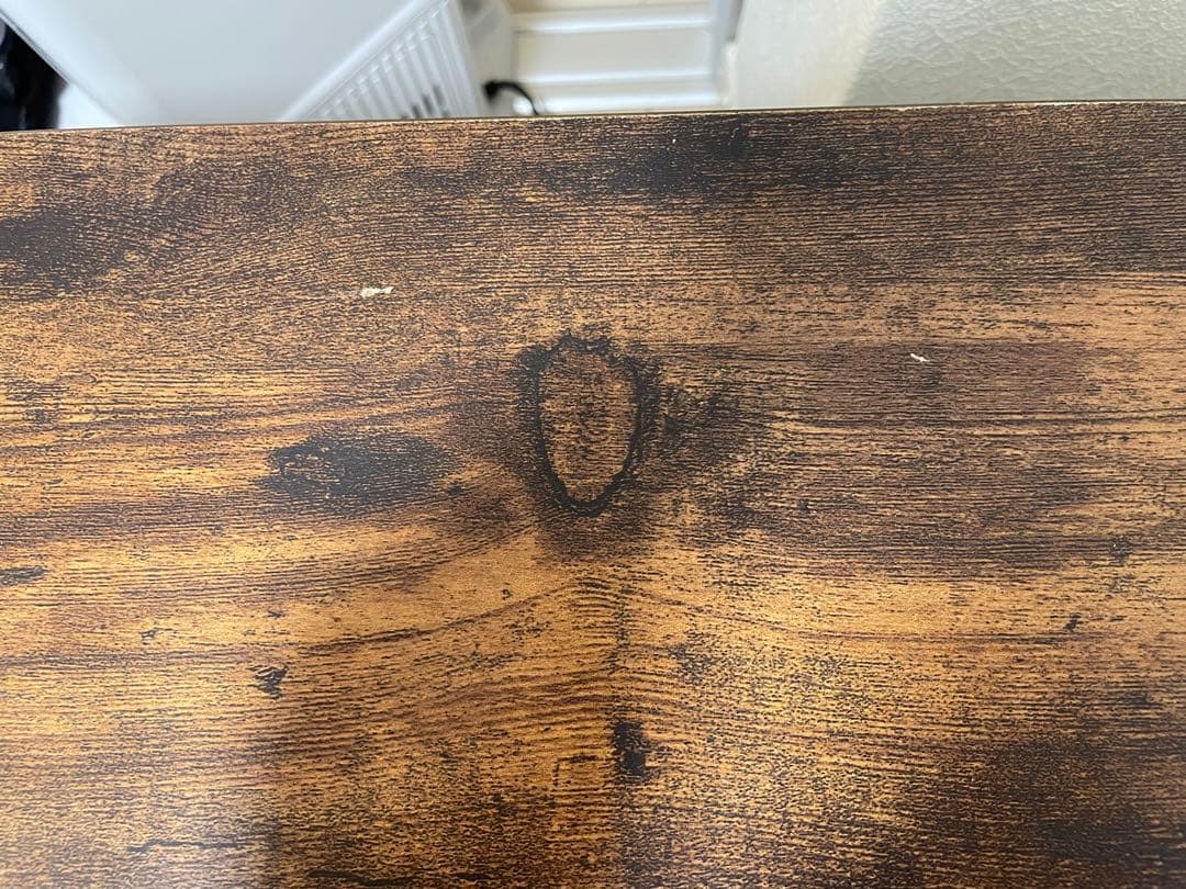 ニトリ　ローテーブル　ダークブラウン木製テーブル