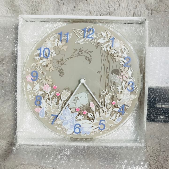 【希少】掛け時計 ムーミン ピッキング フラワー 北欧 インテリア 雑貨