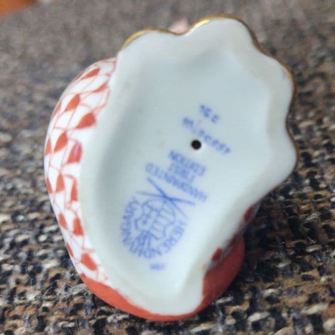 ヘレンド/HEREND、猫の陶器の置物、FIRST EDITION 初回生産