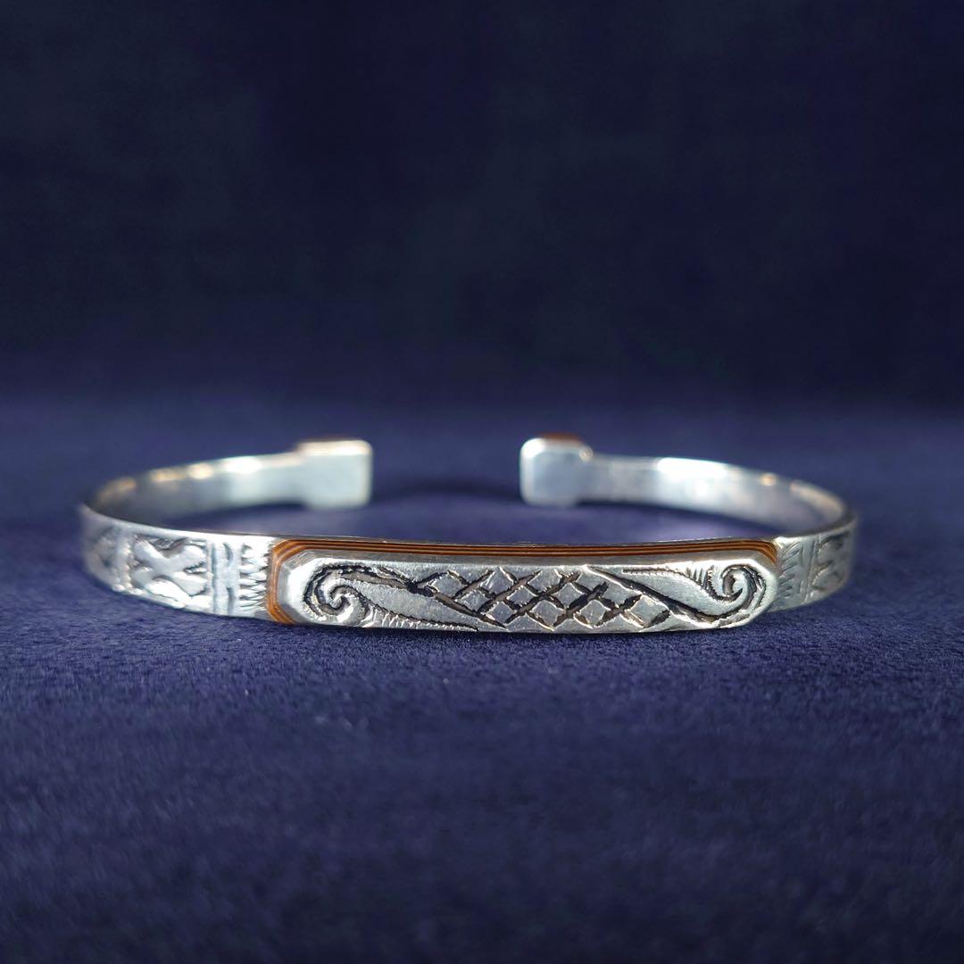 【モロッコ直輸入】トゥアレグ族 シルバーバングル　ユニセックス