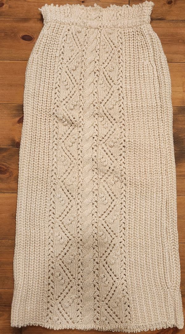 スカート anuke cable knit skirt 38