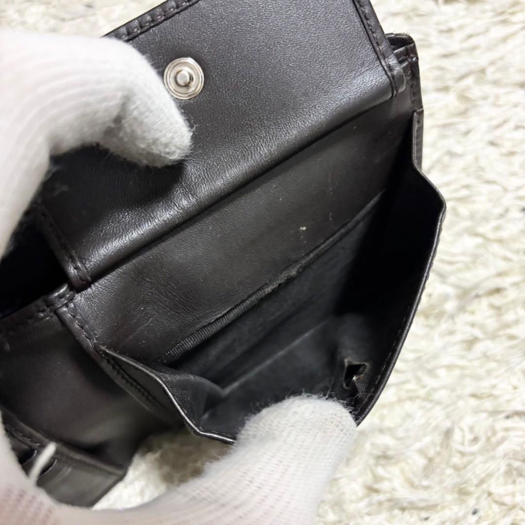 美品✨グッチ 二つ折り財布 シェリーライン GG アニマリエ PVC レザー