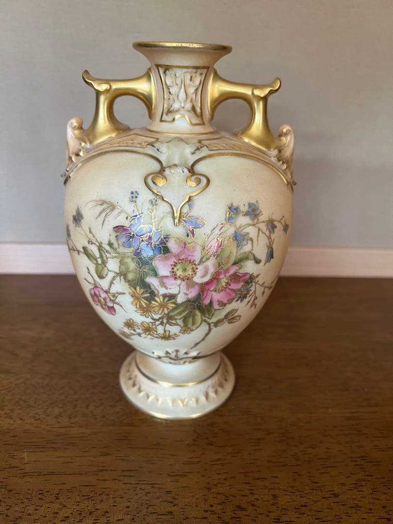 アンティーク　  WORCESTER ロイヤルウースター 花瓶
