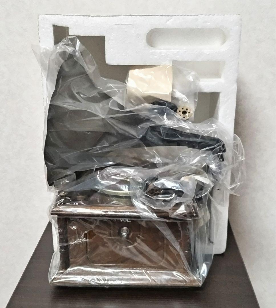 レトロ蓄音機 ナガオカ·フォノグラフ 未使用品　昭和40年代