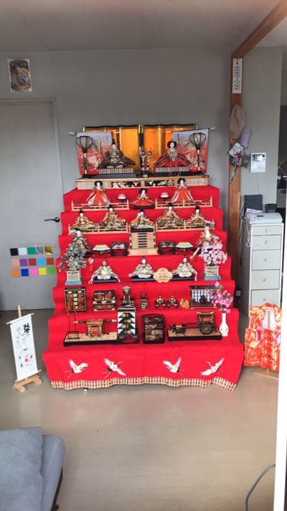 ひな壇　ひな祭り
