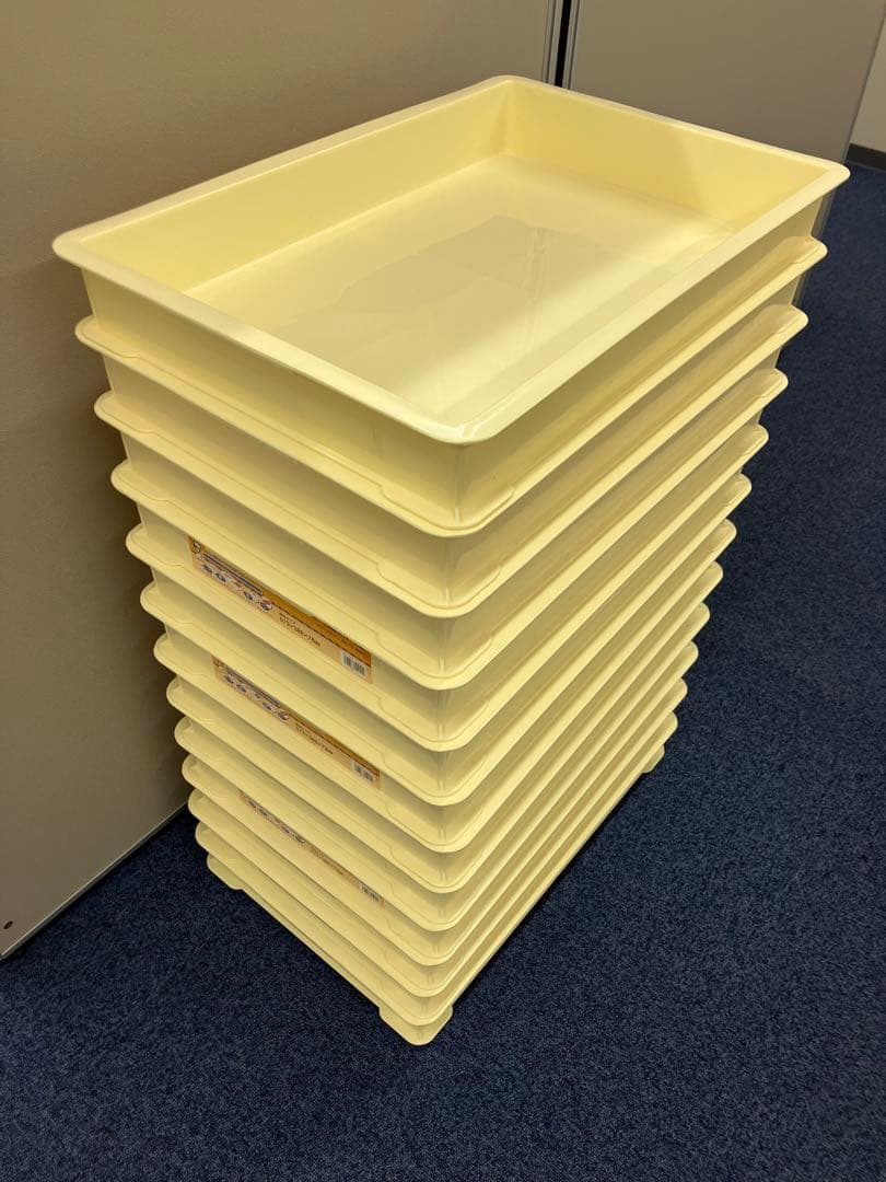 フードテナー クリーム色 12個セット