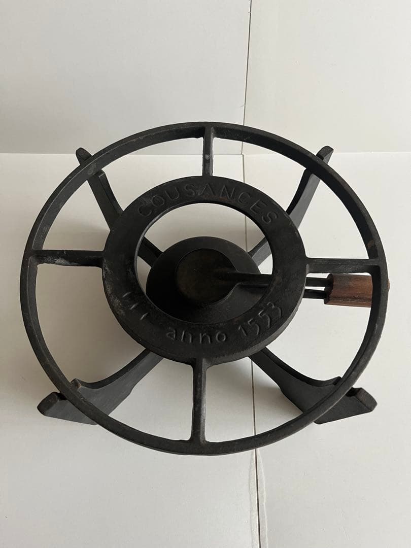 希少　廃盤　クーザンス フォンデュポットセット　22cm チョコレート色