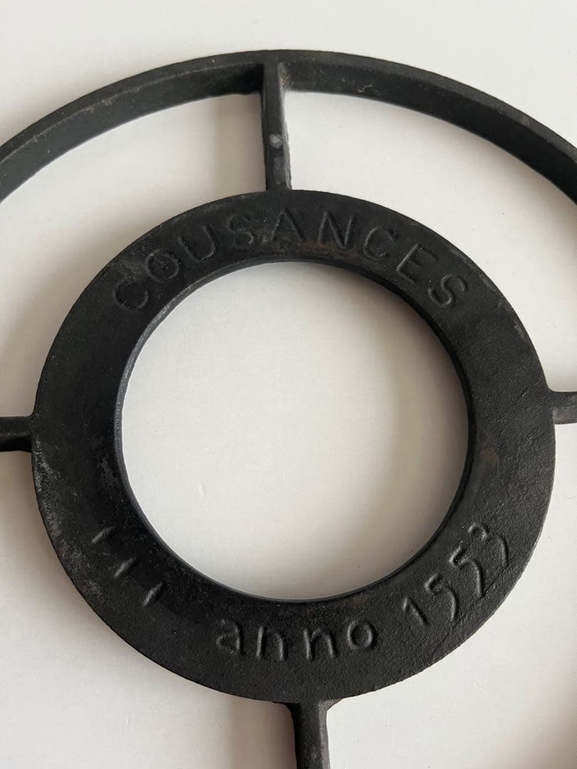 希少　廃盤　クーザンス フォンデュポットセット　22cm チョコレート色