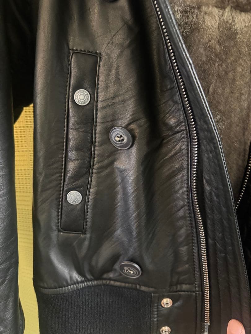 【最終値下げ】drestripレディース ラビットファー　レザージャケット