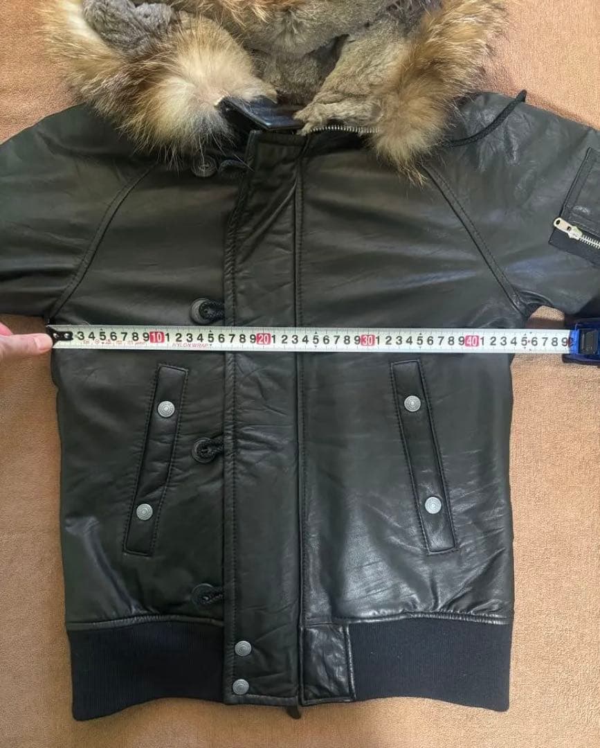 【最終値下げ】drestripレディース ラビットファー　レザージャケット