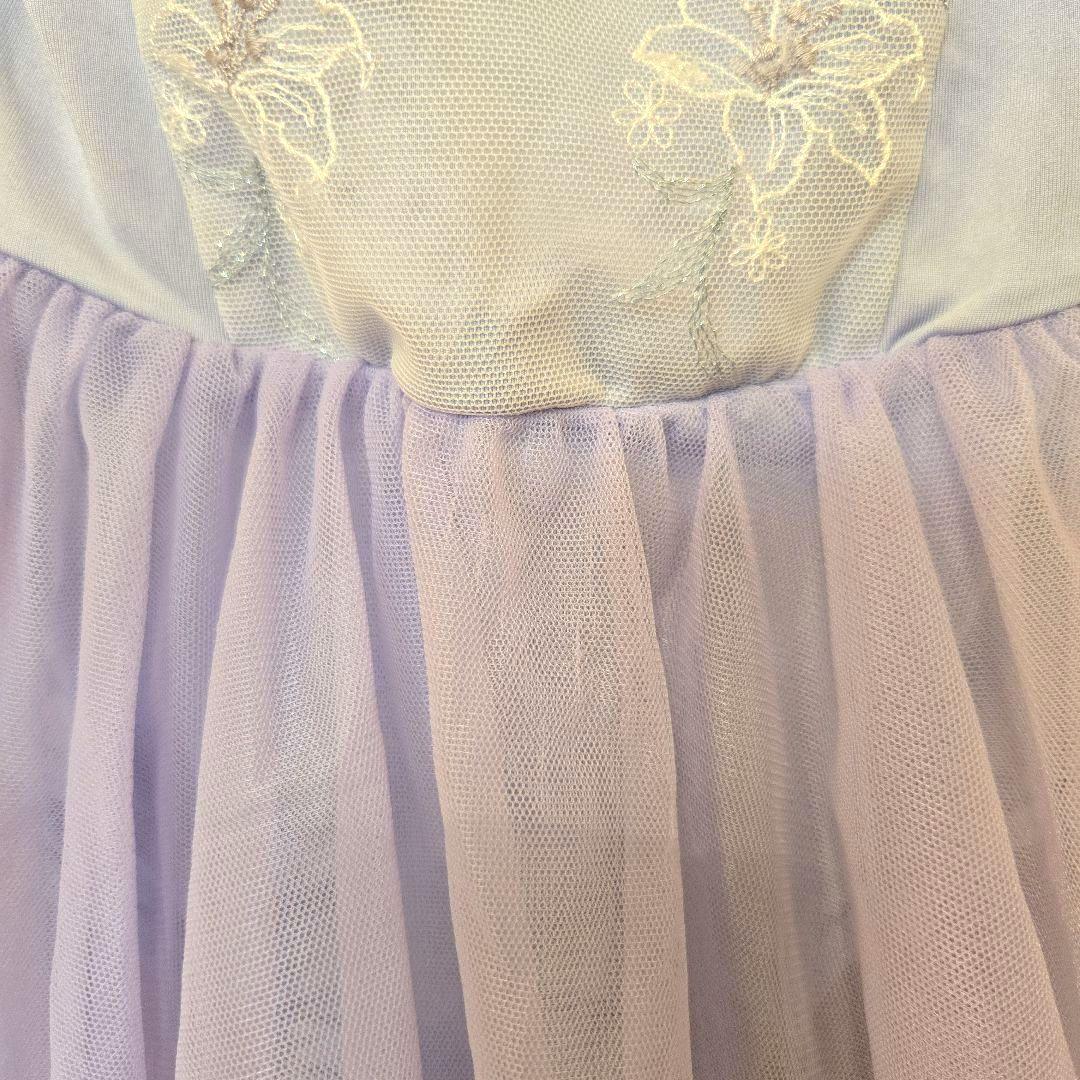 チャコット公式(chacott)スカート付レオタード バレエ パープル130cm