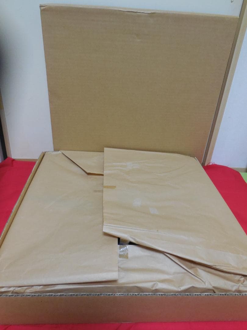 塗師　華山造　松葉蒔絵　　炉縁　　 (漆塗木箱・紙箱)