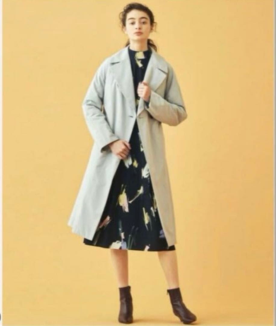 ロゼTOMORROWLAND ポリエステルコットン ベルテッドダウンコート