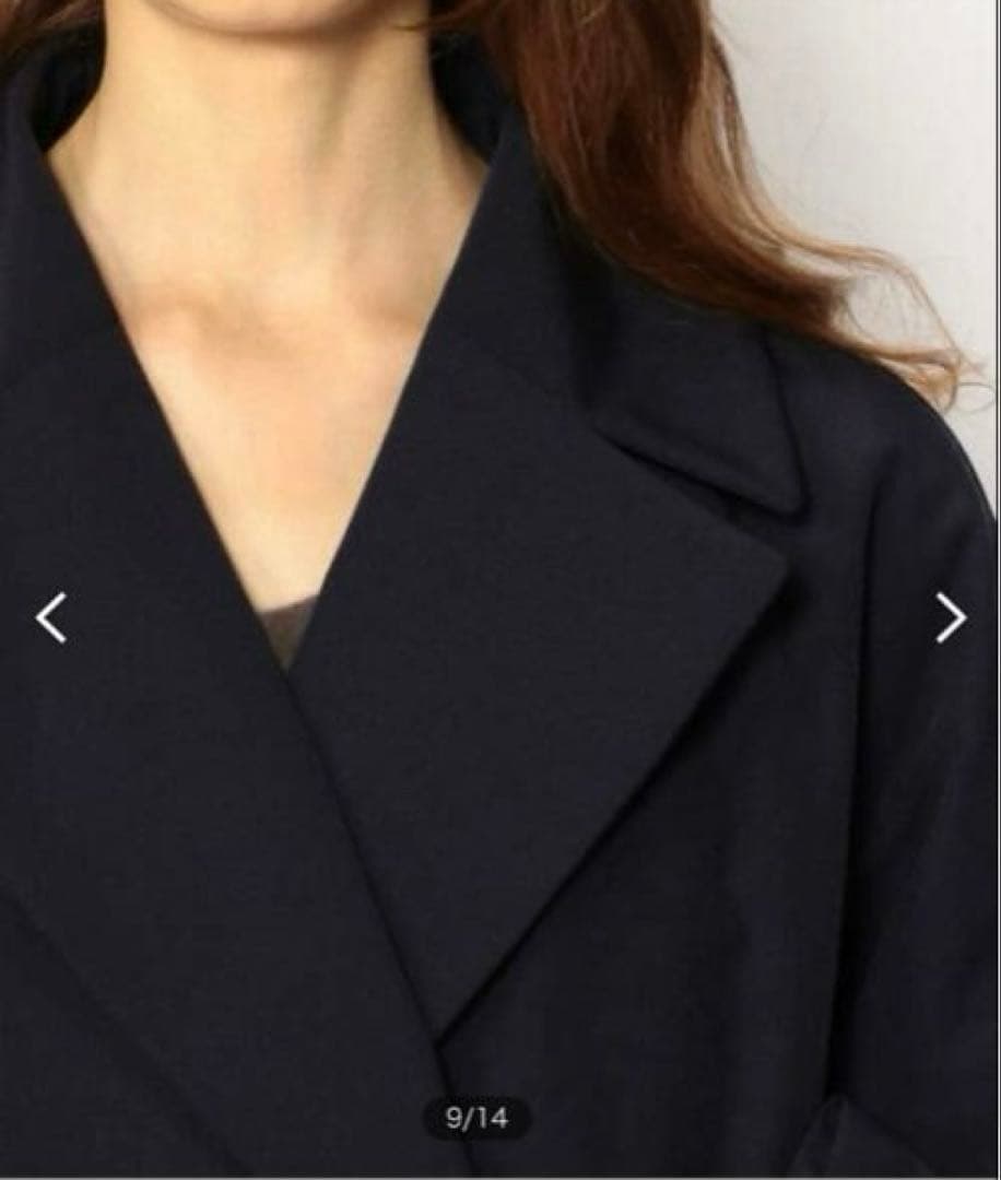 ロゼTOMORROWLAND ポリエステルコットン ベルテッドダウンコート