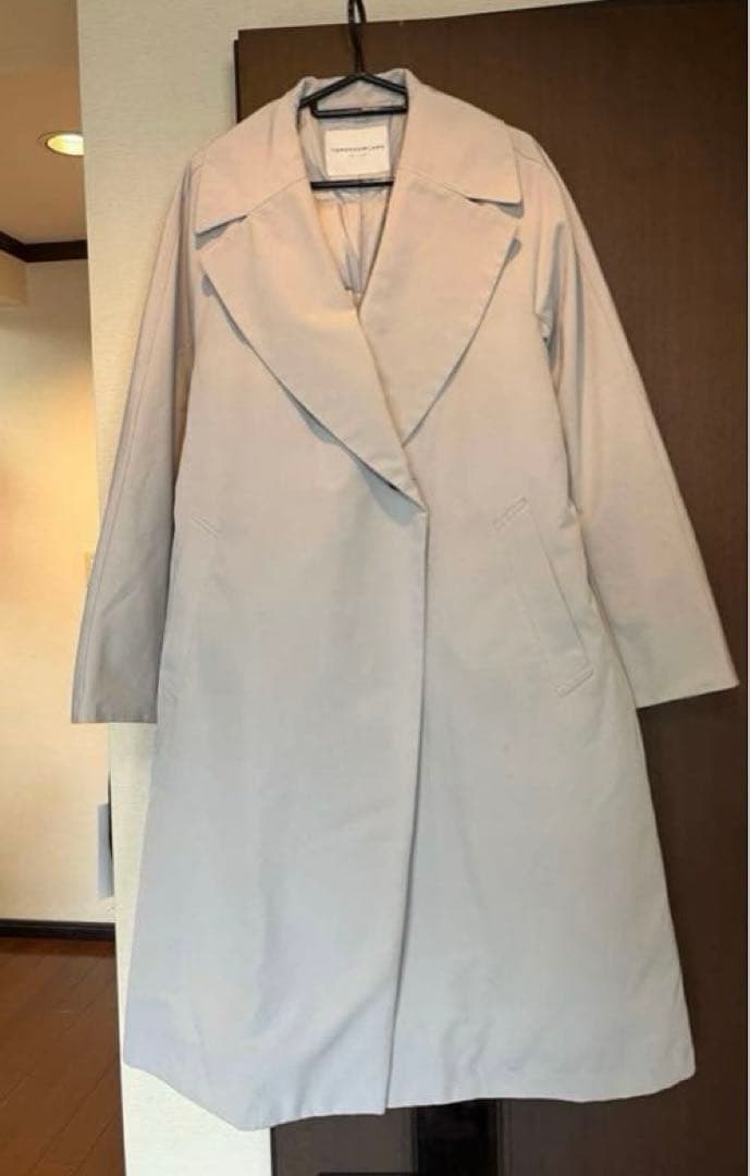 ロゼTOMORROWLAND ポリエステルコットン ベルテッドダウンコート