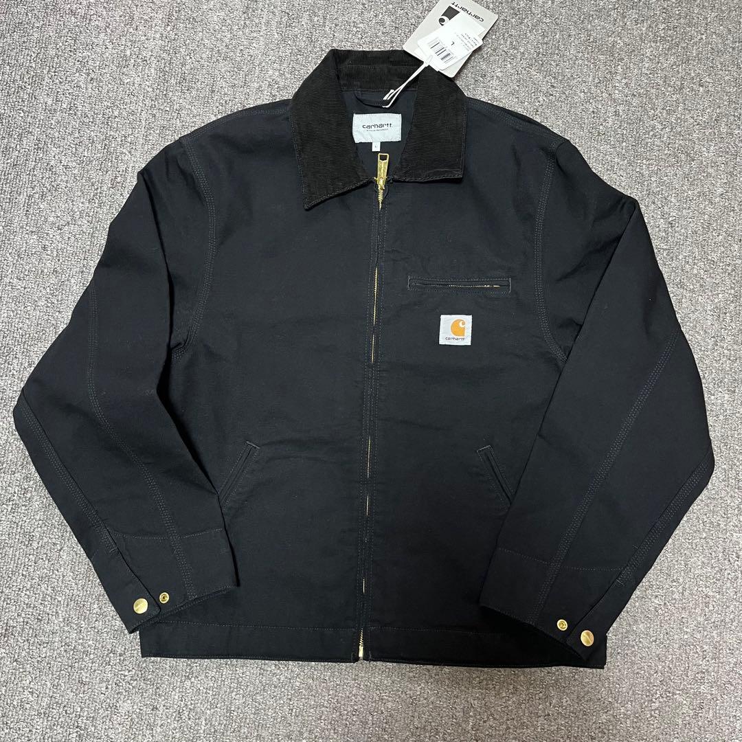 ニ*メ様 定価3.7万Carhartt Detroit Jacket Black