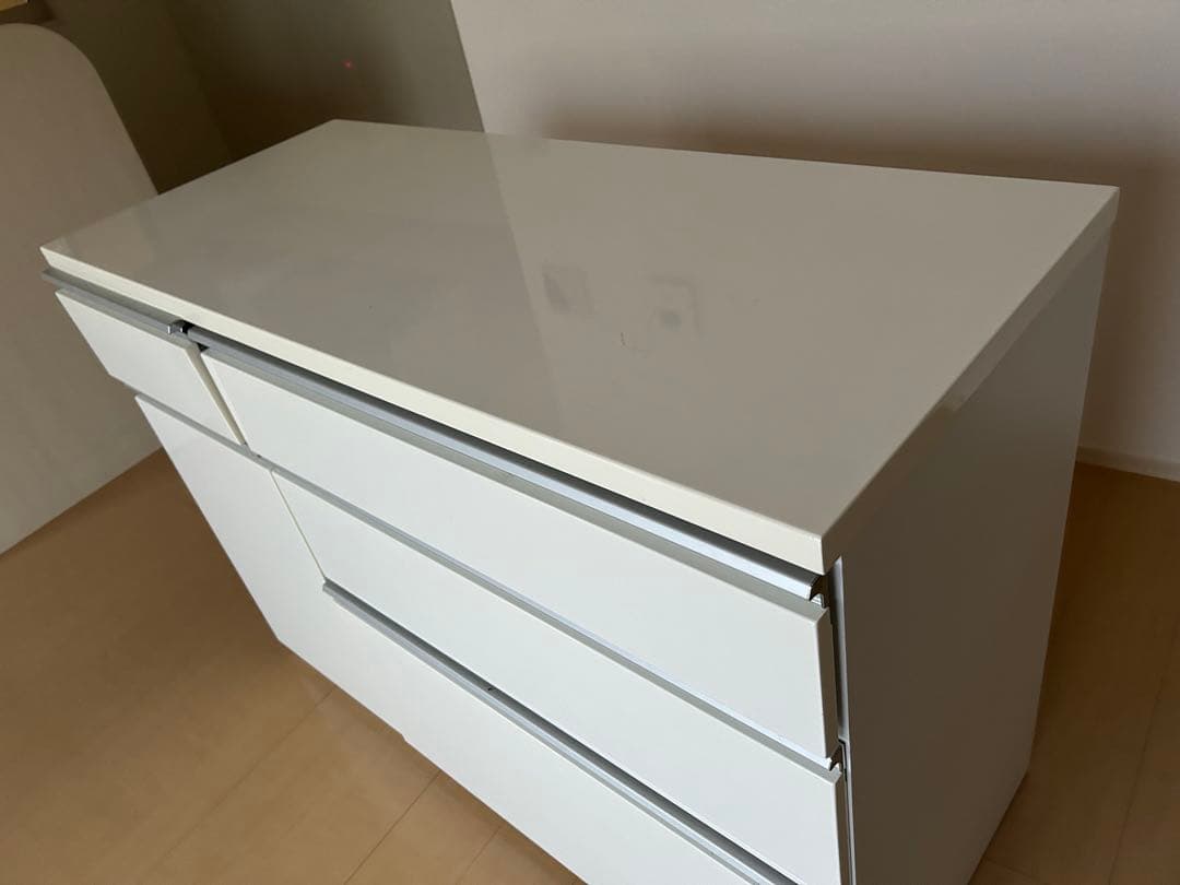 ニトリ　キッチンカウンター ホワイト