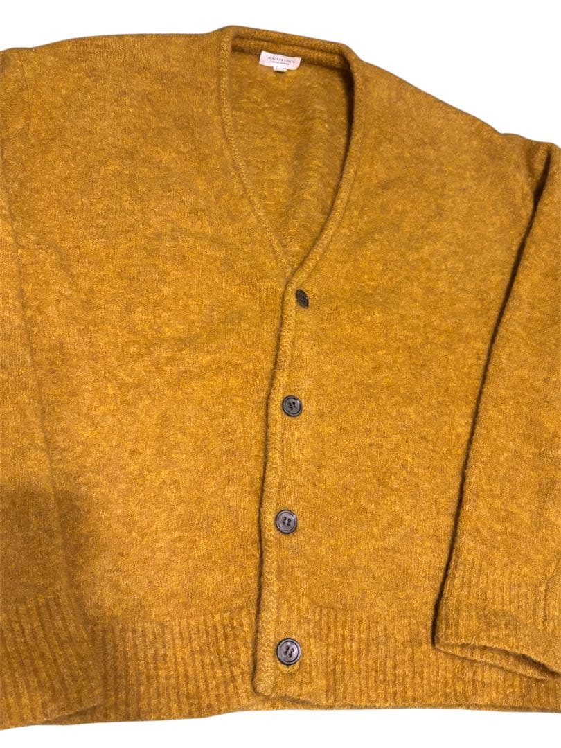 モヘアカーディガン　マスタード　イエロー　カートコバーン　ヴィンテージ