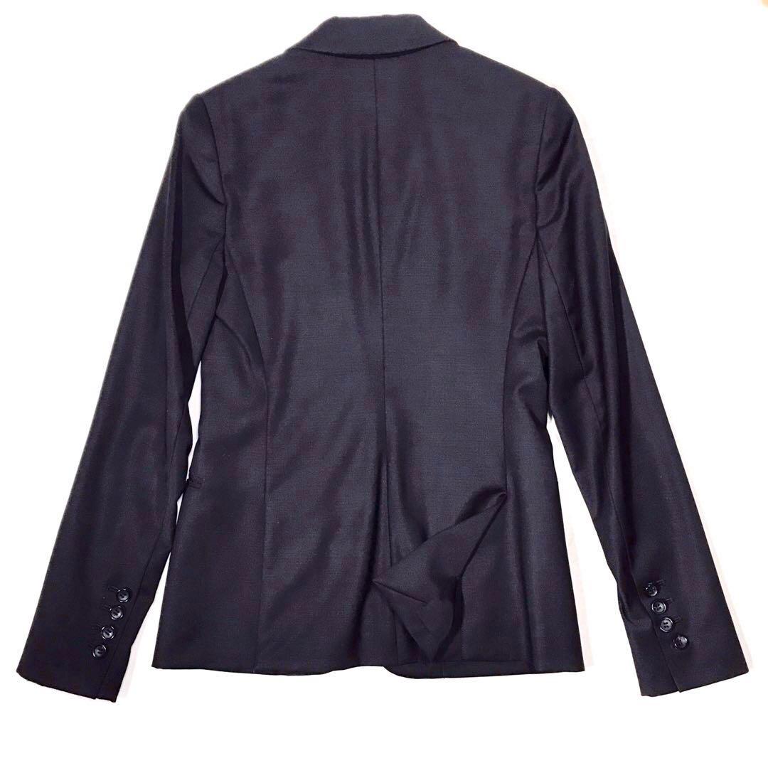 美品＊セオリーリュクスEXECUTIVEテーラードジャケットパンツスーツ 黒 M